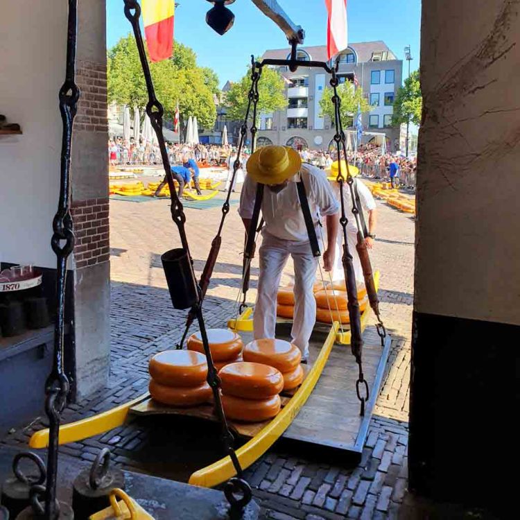 Alkmaar Cheese Market - Cheese scales - Discover True Netherlands
