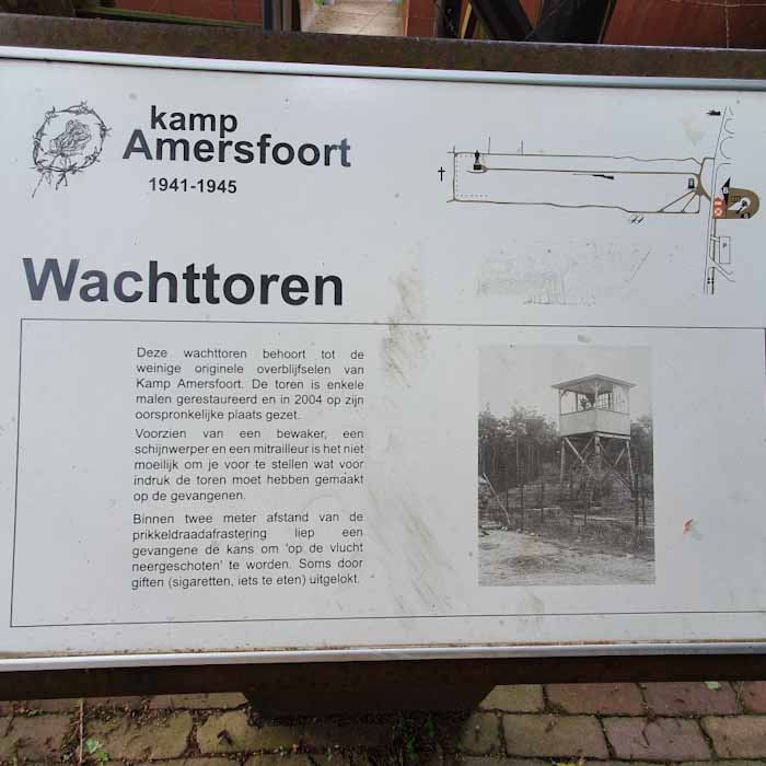 Amersfoort Concentration Camp - sign explained - Discover True Netherlands
