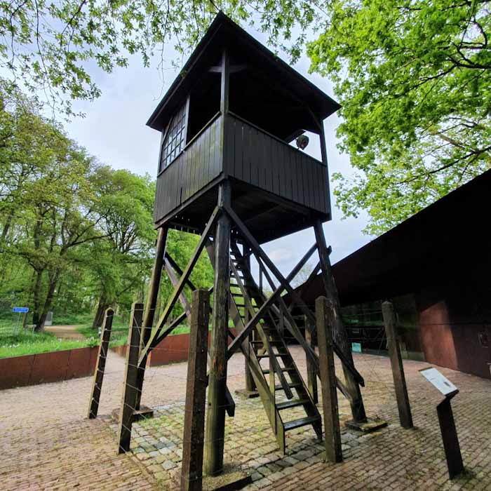 Amersfoort Concentration Camp - watch tower - Discover True Netherlands