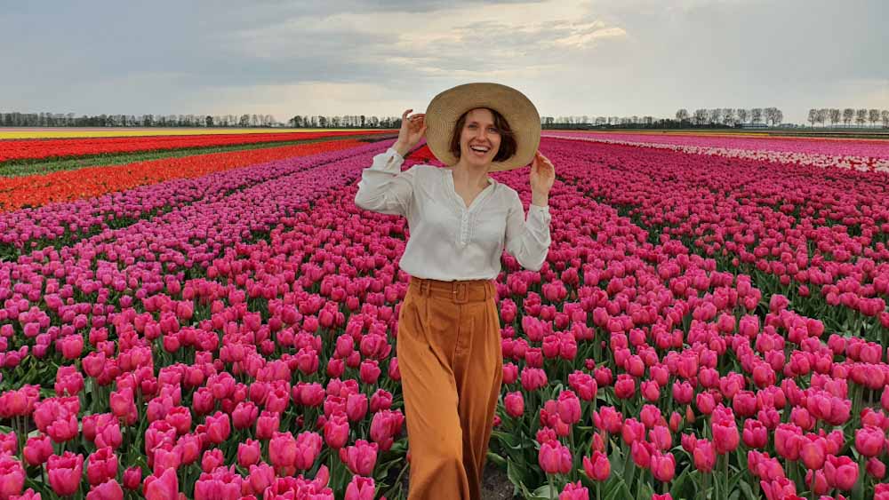 Flevoland tulip fields - I stand in the pink tulips - Discover True Netherlands - cover image