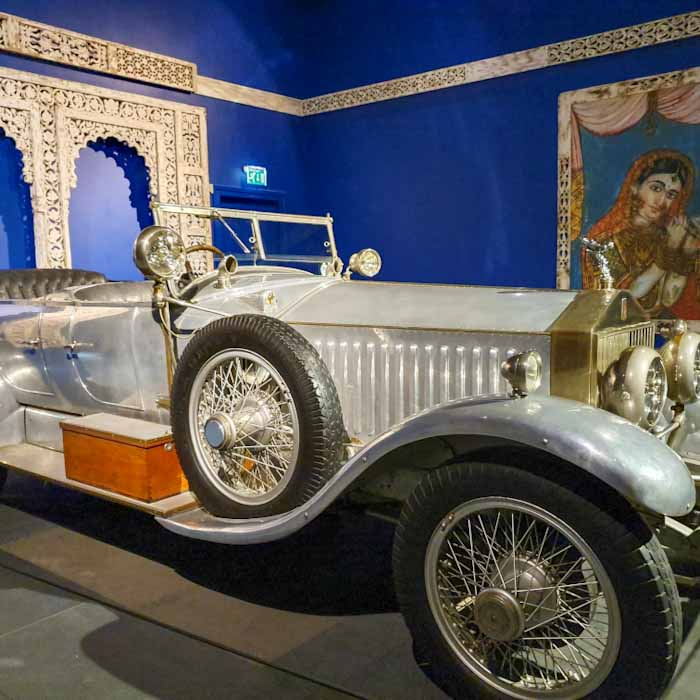Louwman Museum in Den Haag - old silver car - Discover True Netherlands