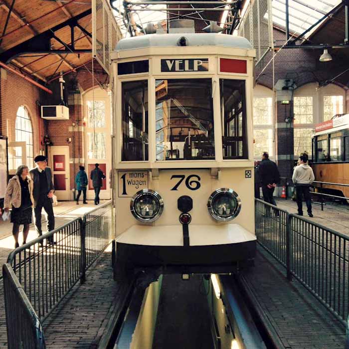 Openluchtmuseum in Arnhem - old tram - Discover True Netherlands