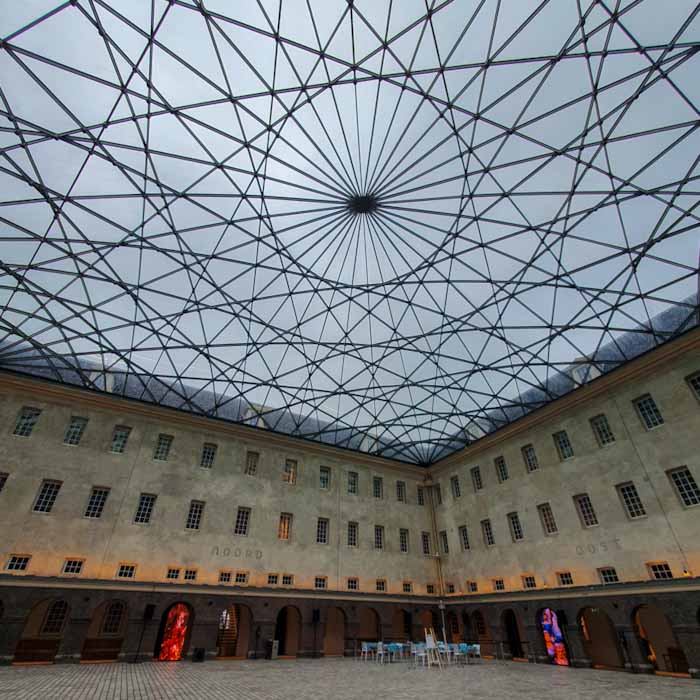 The National Maritime Museum - Het ScheepvaartMuseum - room with glass cieling - Discover True Netherlands