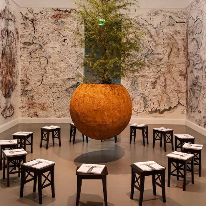 van Abbemuseum - room with a tree - Discover True Netherlands